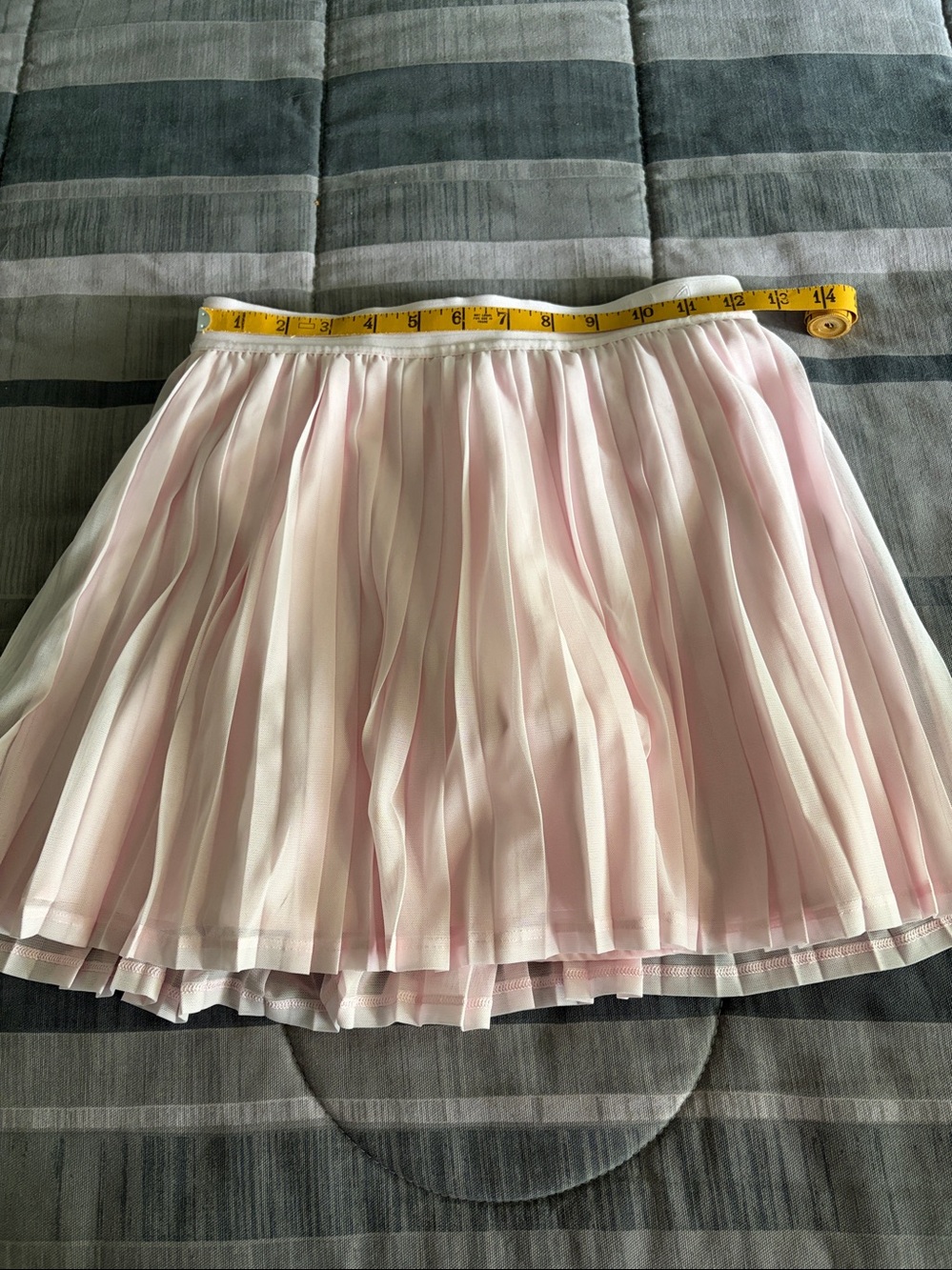 Calia Pleated 15” Mesh Skort in Luminous Pink XS